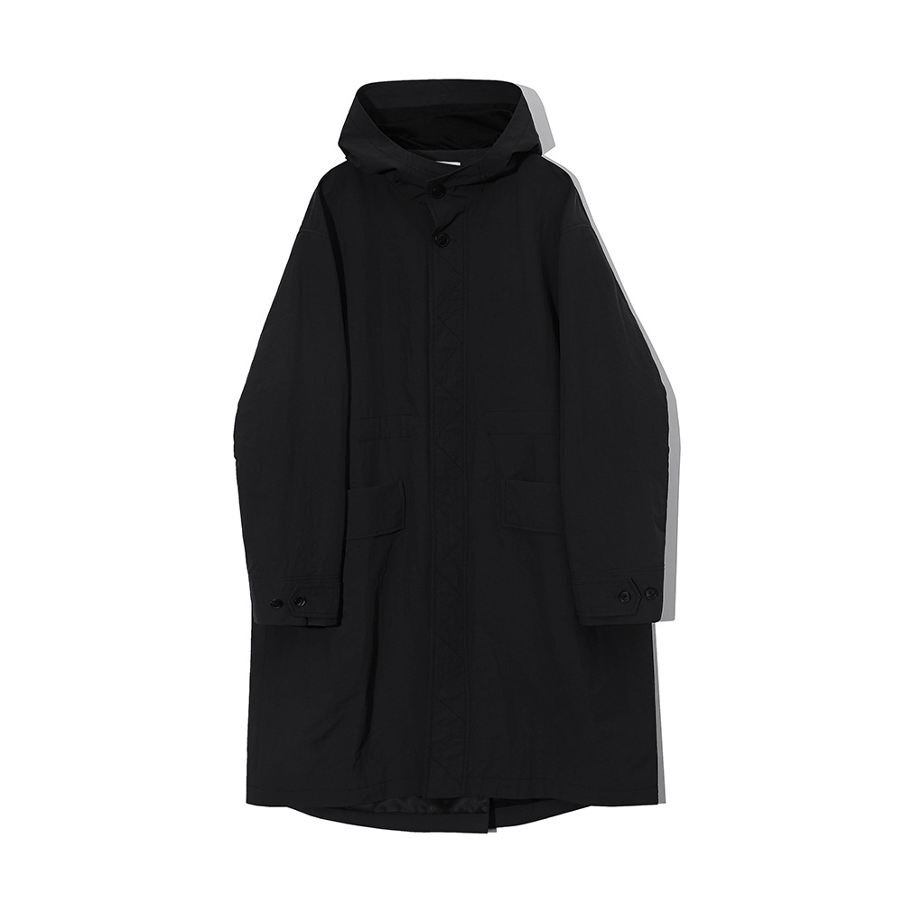 [Ourselves] Explorer Hooded Coat Black