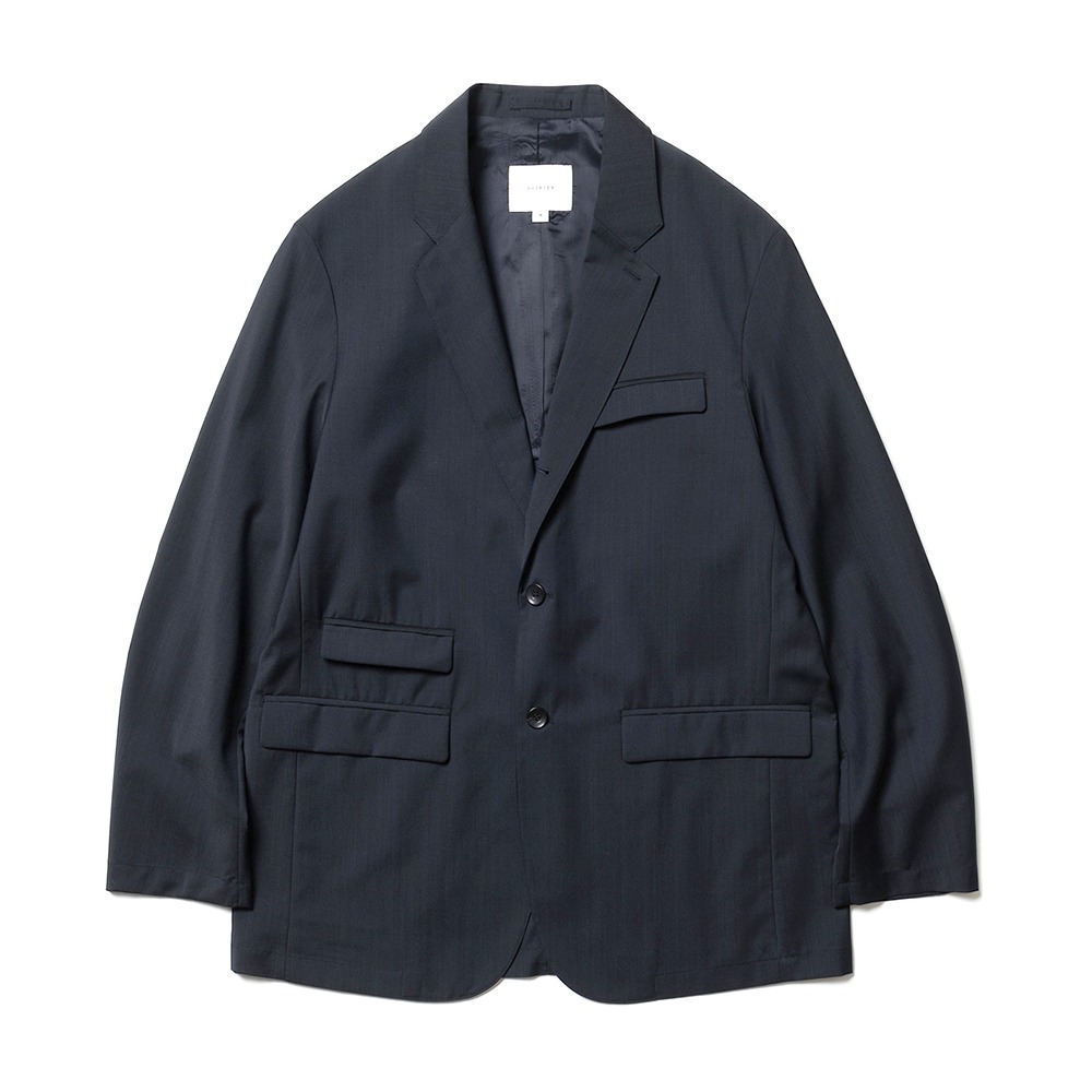[Shirter]  7525 Super Light Wool Business Jacket Dark Navy
