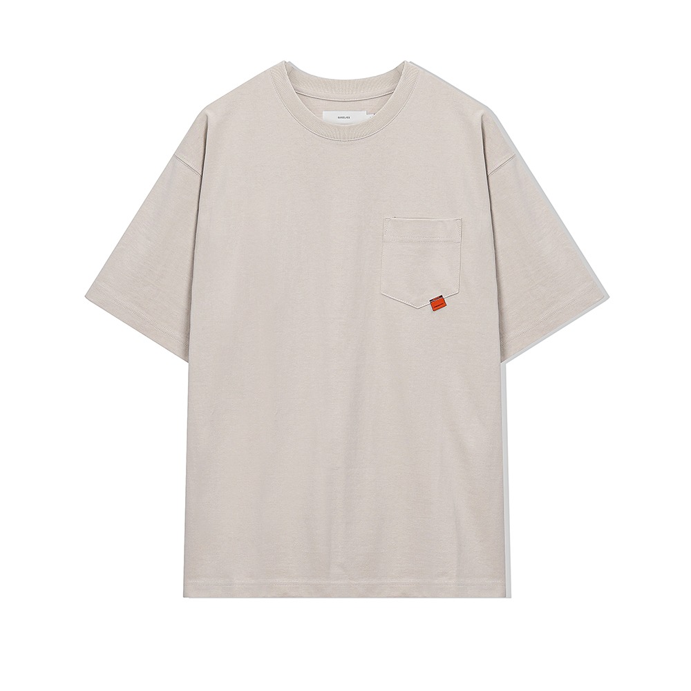 [Ourselves]  Siro Premium Cotton T-Shirts Sand Beige