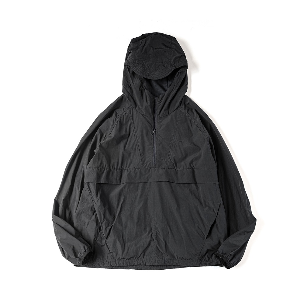 [Ourselves]  Packable Traveller Anorak Charcoal