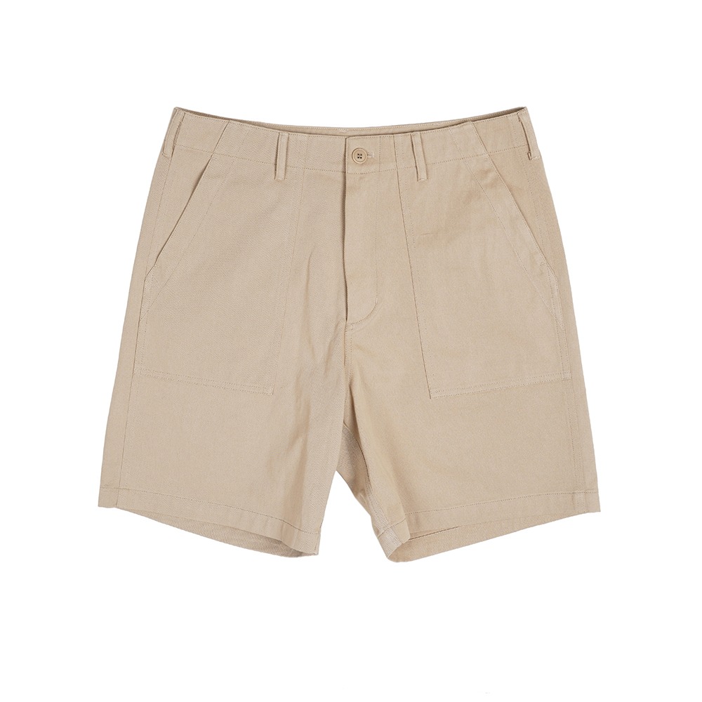 [Would Be]  Fatigue Shorts Beige