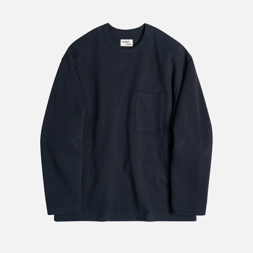 [Rough Side]  22FW Long Sleeve Navy