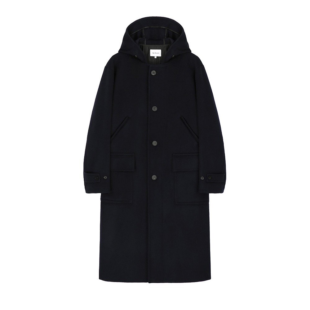 [Art if acts]  Hooded Coat Navy