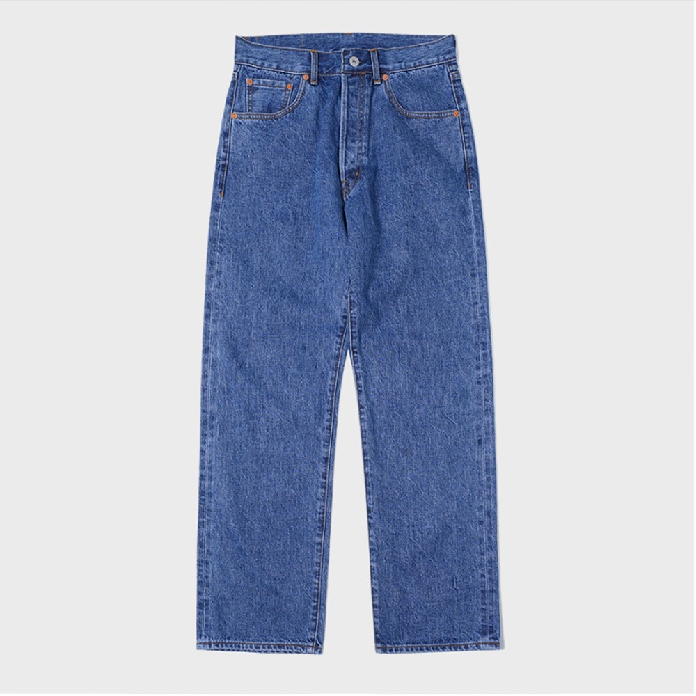[Fall Break]  SAE X FB Woody Pants Blue Wash (Japanese Selvedge Denim Fabric by COLLECT CO. LTD)
