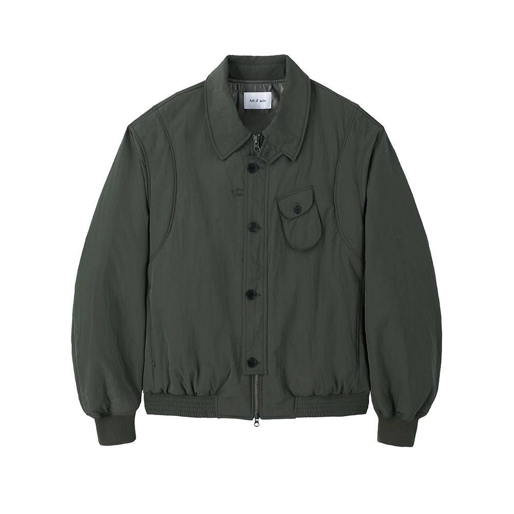 [Art if acts]  Solid Pocket MA-1 Moss Green