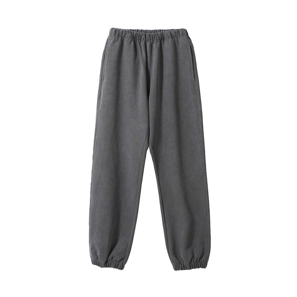 [Would Be]  Pigment Dyed Sweatpants Black