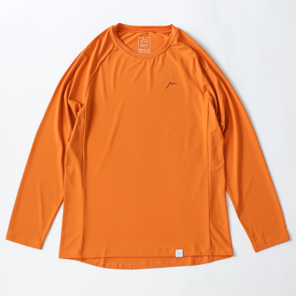 [Cayl]  Logo Long Sleeve Orange