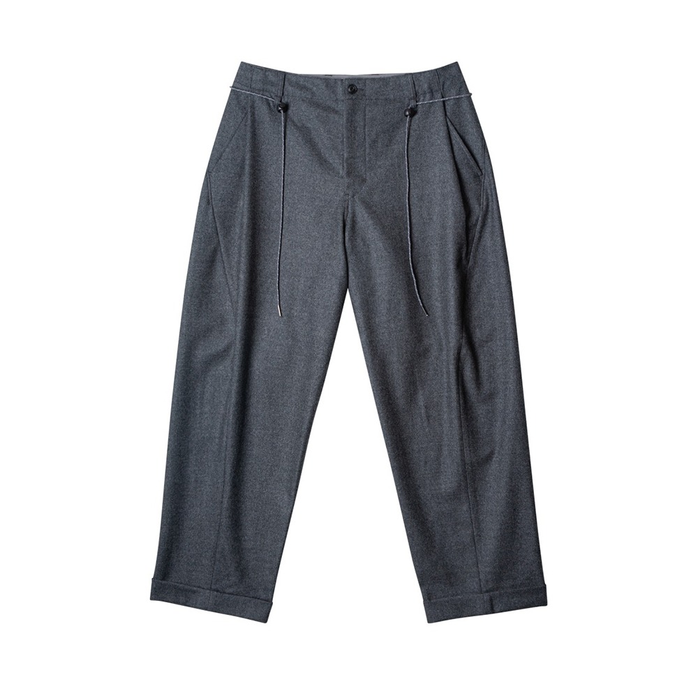 [Root Finder]  Finder Pants Charcoal Flannel