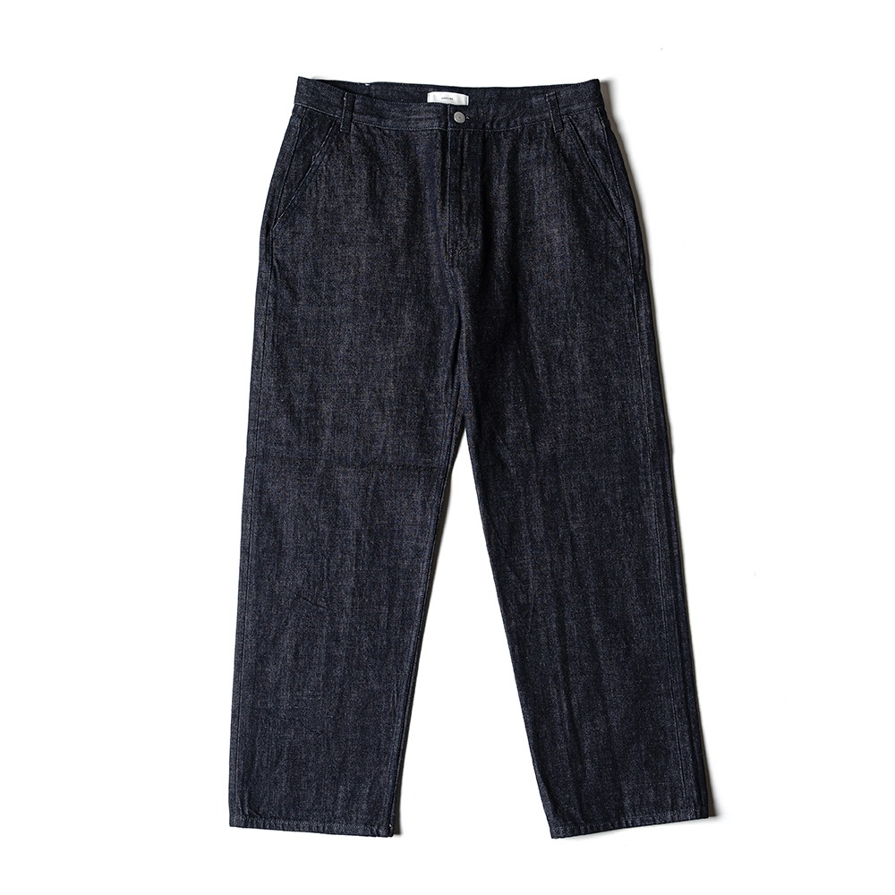 [Ourselves]  Organic Cotton Relaxed Denim Pants One Wash(Selvedge)