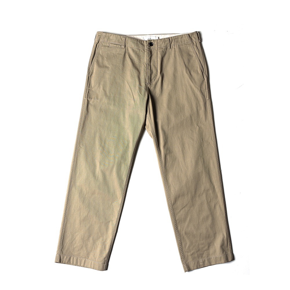 [Ourselves]  Vintage Cotton Relaxed Chino Pants Beige