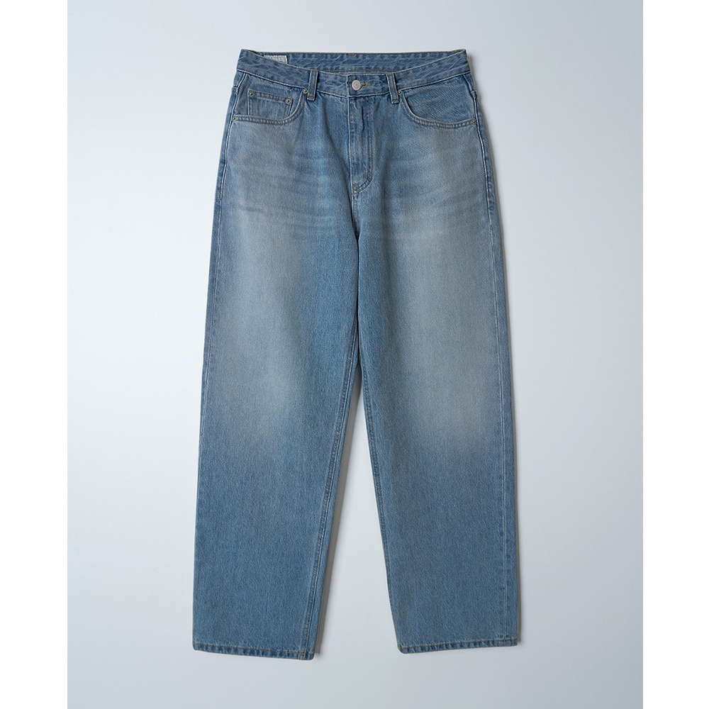 [INTHERAW]  5pk Wide Tapered Denim Pants Vintage Blue   회원 10% 할인 쿠폰 발행중 