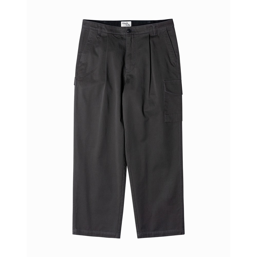 [Rough Side]  23SS Carpenter Pants Charcoal