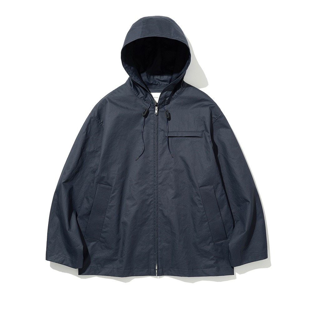 [Shirter]  Oliver Hooded Jacket Navy