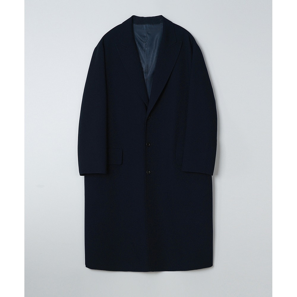 [INTHERAW]  Wool Double Face Coat Navy   회원 10% 할인 쿠폰 발행중 