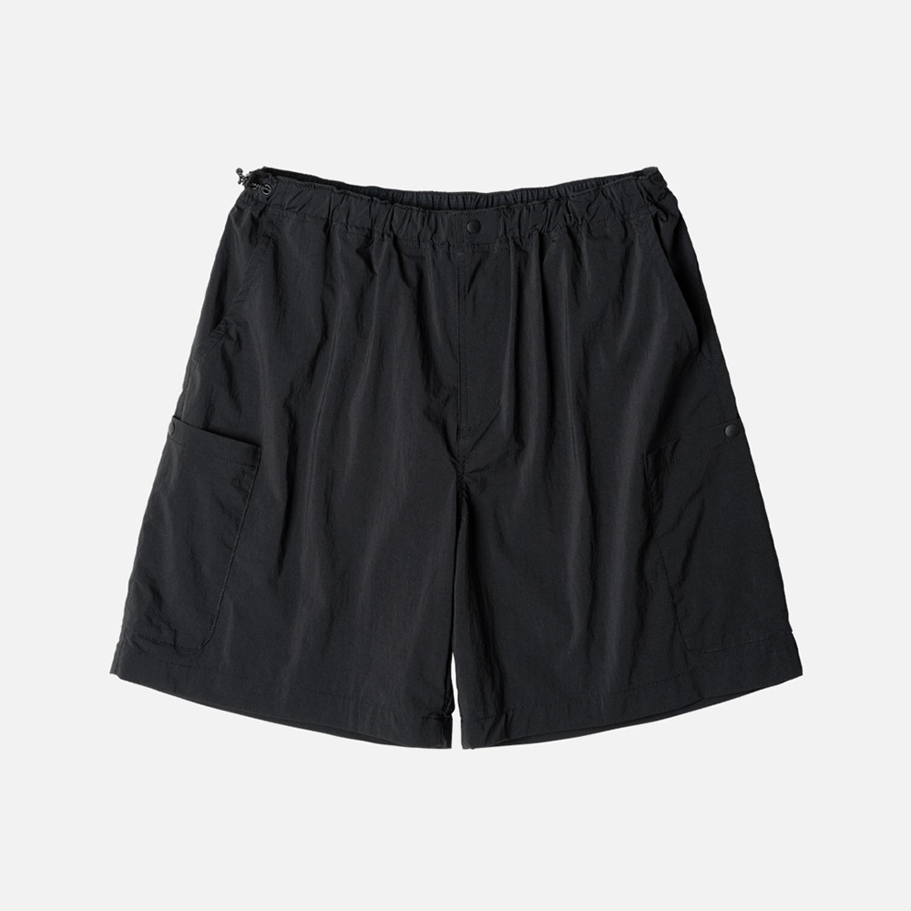 [Rough Side]  23SS Camper Shorts Ash Black