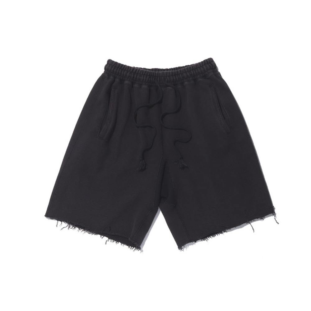 [Lcbx]  Raw cut sweat pants (4n flat seam)