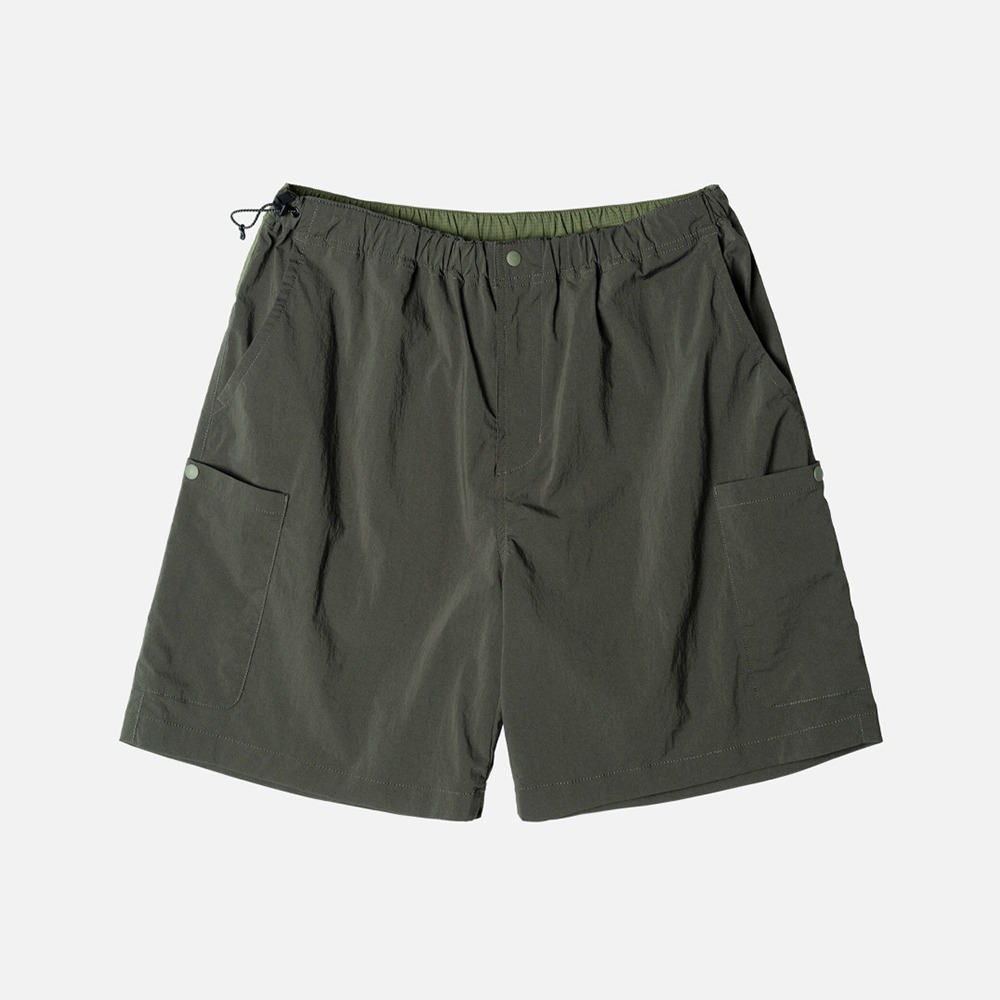 [Rough Side]  23SS Camper Shorts Dark Olive