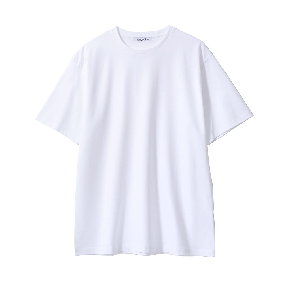 [Would Be]  Half Sleeved T-Shirts White