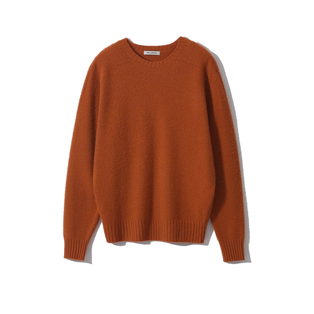 [Sustain]  23FW Dumble Sweater Brushed Orange