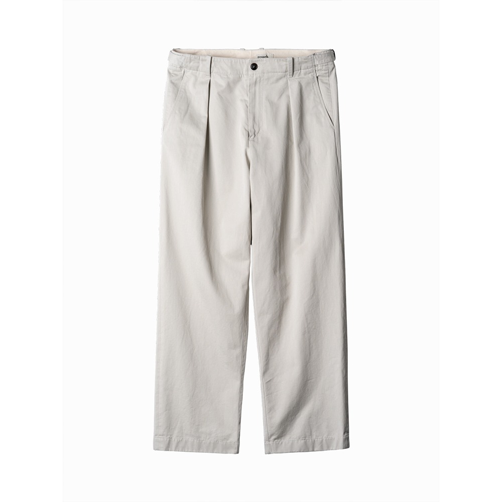 [Rough Side]  23FW Officer Pants Oatmeal
