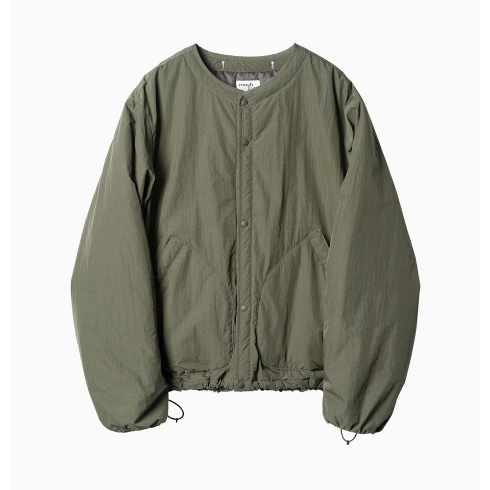 [Rough Side]  23FW Insulation Cardigan Olive