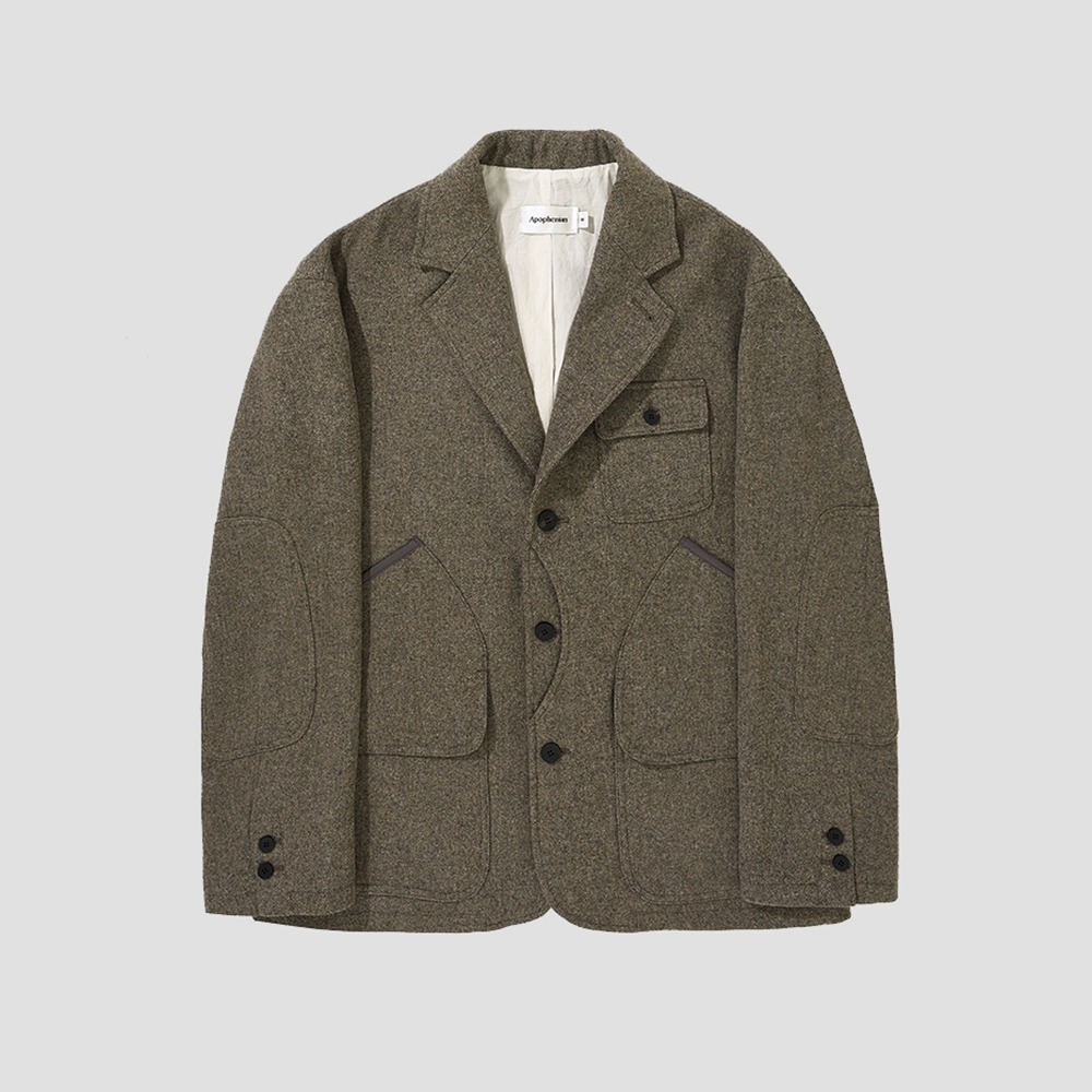 [Apophenian]  Collector Jacket Warm Grey