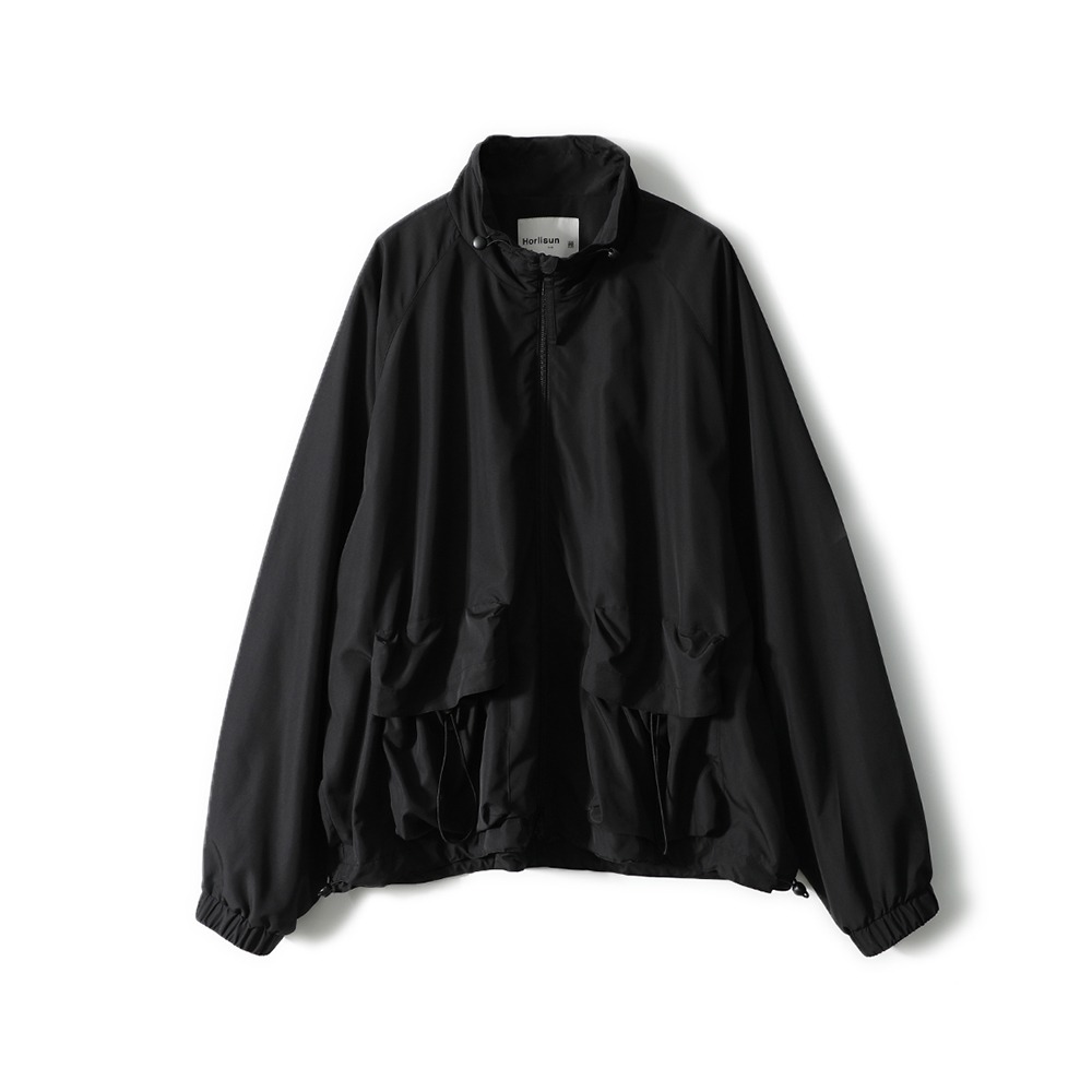 [Horlisun]  24SS Parker String Jacket Black