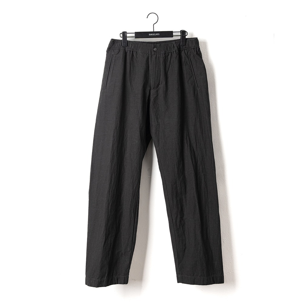 [Ourselves]  24SS Powder washed Slumber Pants Charcoal
