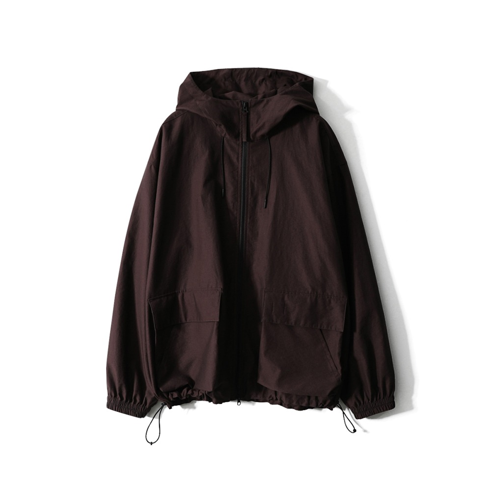 [Horlisun]  24SS Breeze Cotton hood Jacket Brown
