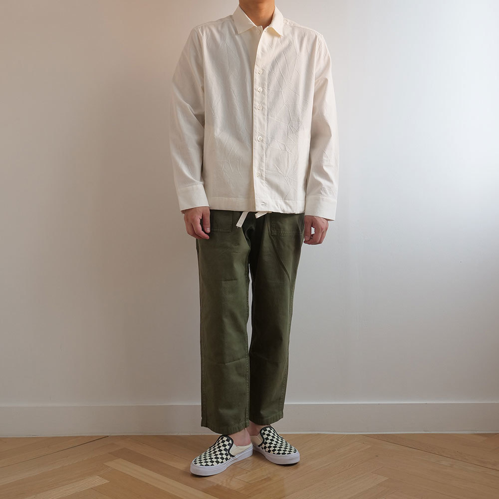 [Gramicci]  Loose Tapered Pants Olive  