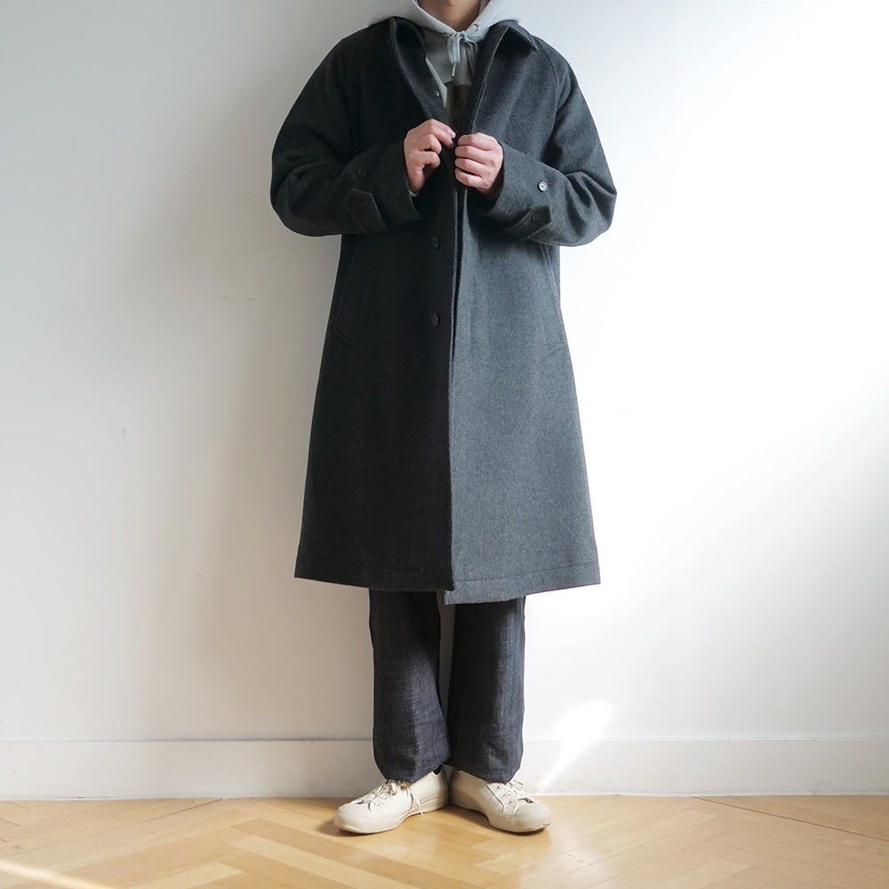 [Slick And Easy] Sherlock Coat Charcoal Grey  