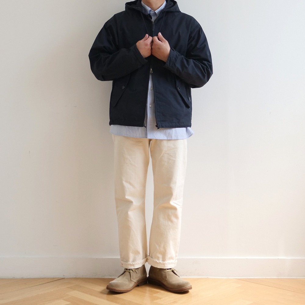 [Rough Side]  Hill Parka Navy