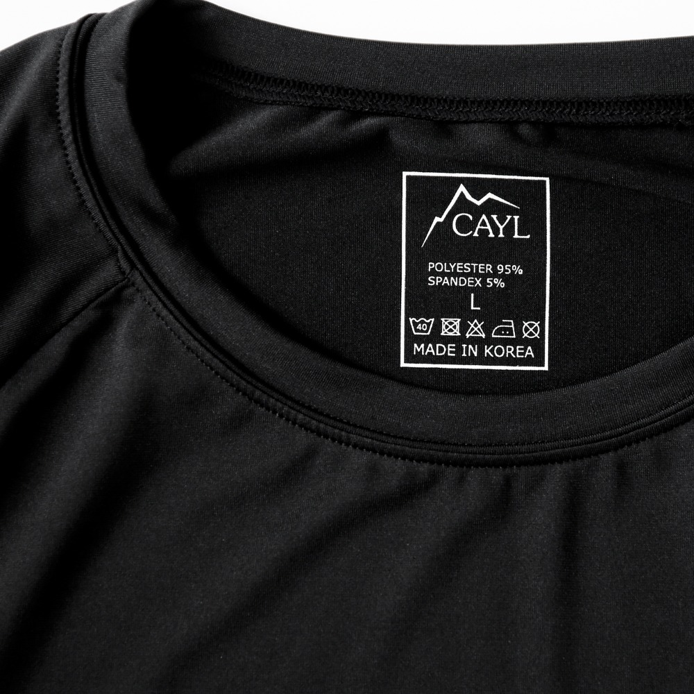 [Cayl]  Logo Long Sleeve Black