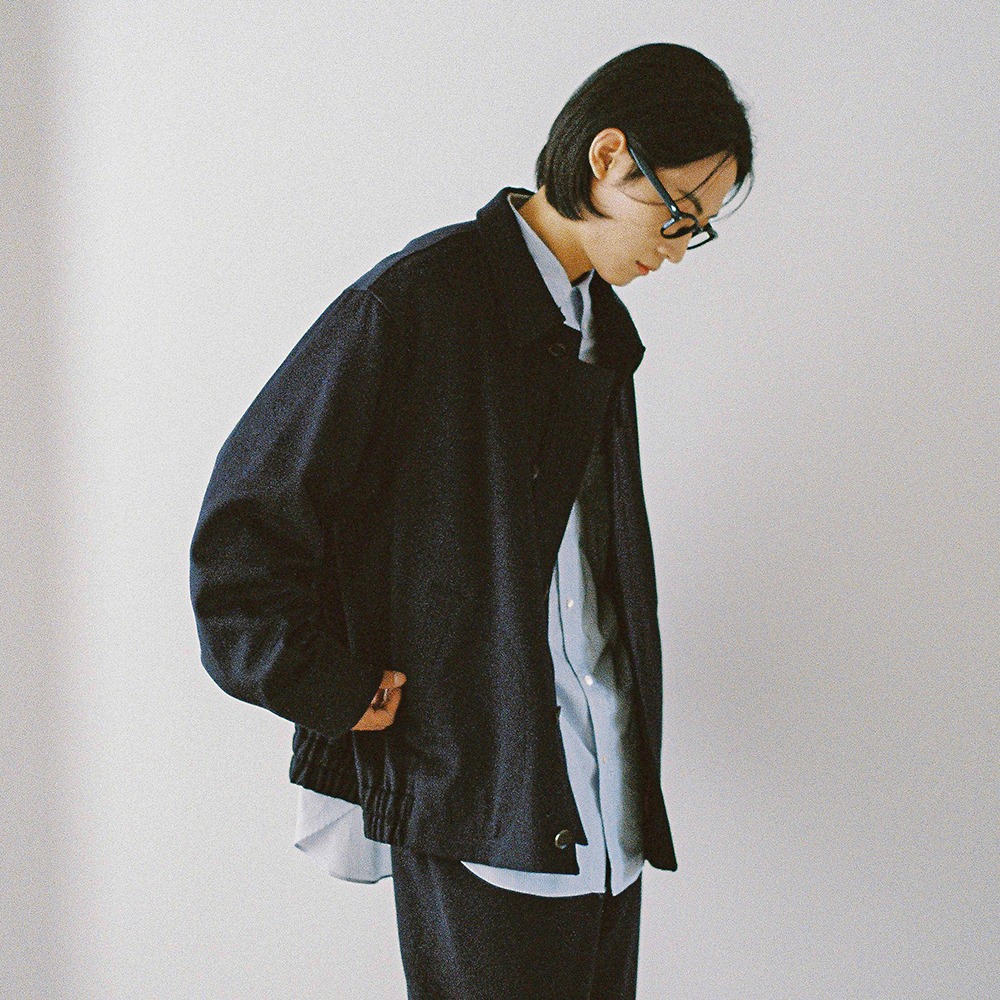 [Ourselves]  Wool Cash Blouson Navy  11/17까지 10% 할인