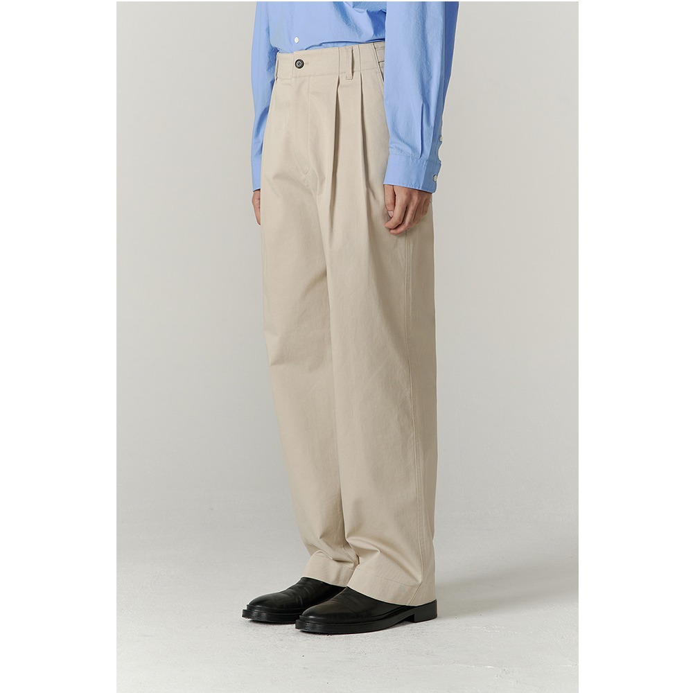 [INTHERAW]  22FW Traveller Chino Pants Sand Beige