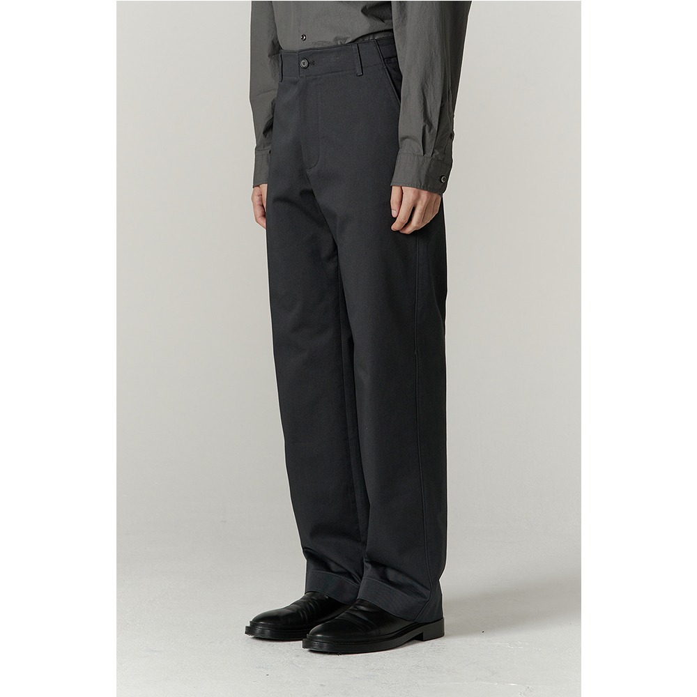 [INTHERAW]  Officer Chino Pants Anthracite   회원 10% 할인 쿠폰 발행중 