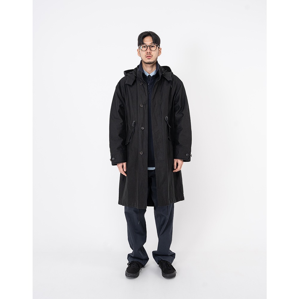 [Ourselves]  Extra High Density Mods Coat Black