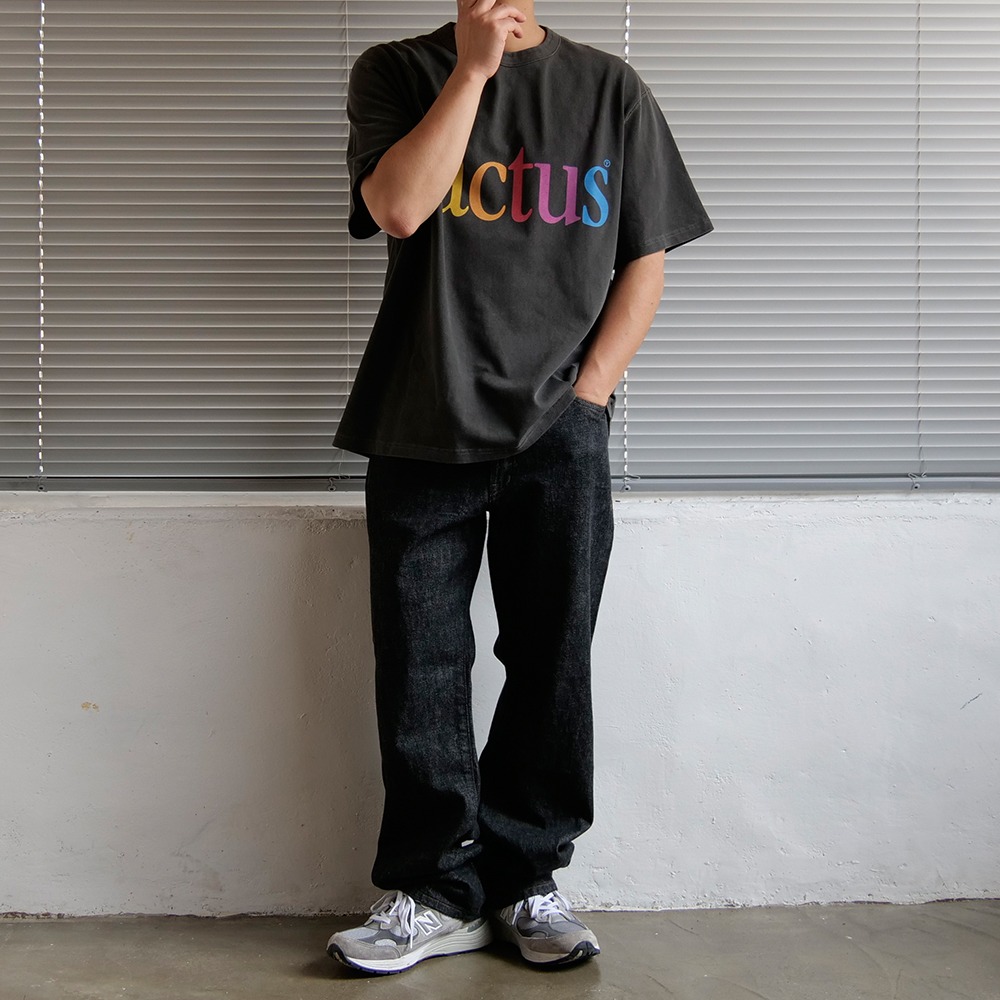 [Cactus Sewing Club]  Member&#039;s T-shirts Type.03 (Pigment Charcoal)