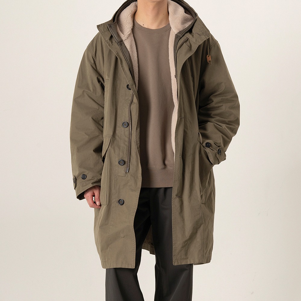 [Rough Side]    23FW Cold Weather Parka Olive