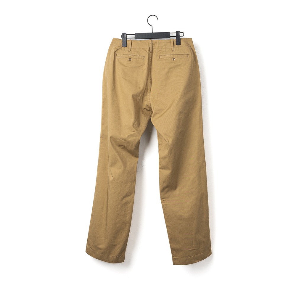 [Ourselves]  24SS Organic Cotton Relaxed Chino Pants Khaki